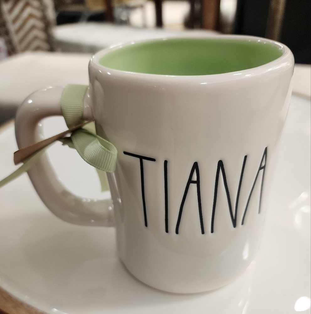 Rae Dunn Princess and the Frog "TIANA" Mug - Picture 2 of 2